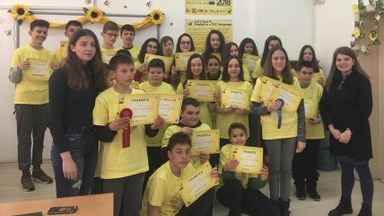 Средно училище „Йордан Йовков” участва в състезанието Spelling Bee 2018