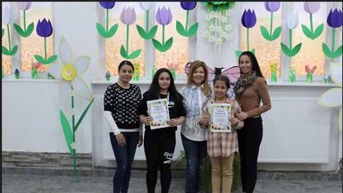 Ученички от „Йовков“ с бронзов  медал  и грамоти от Трети национален детски конкурс „Пролетна палитра“