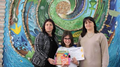 Второкласничка от „Йовков“ със специална награда от кампанията BEE Green